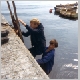Polperro - Climbing the Quayside 1975